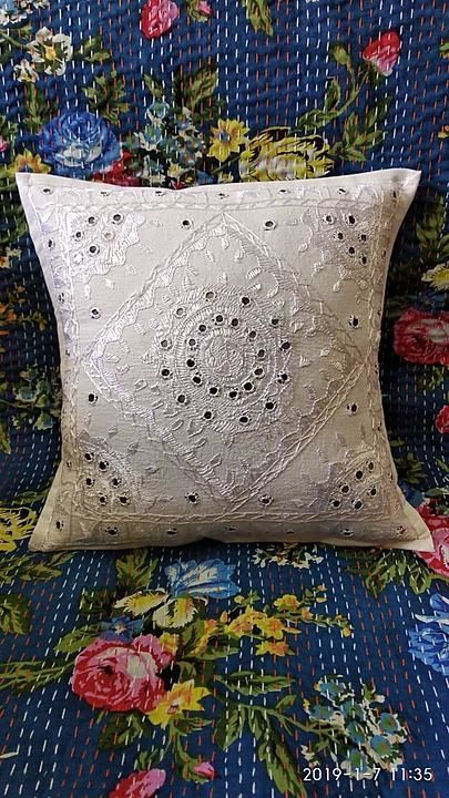 Post image Hey! Checkout my new collection called Mirror work Cushion covers.