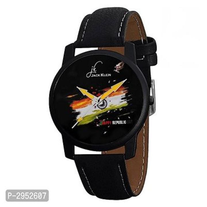 Indian Flag Dial Watch For Men

 Color:  Black

 Type:  Analog

 Strap Material:  Synthetic Leather
 uploaded by ALLIBABA MART on 5/13/2021
