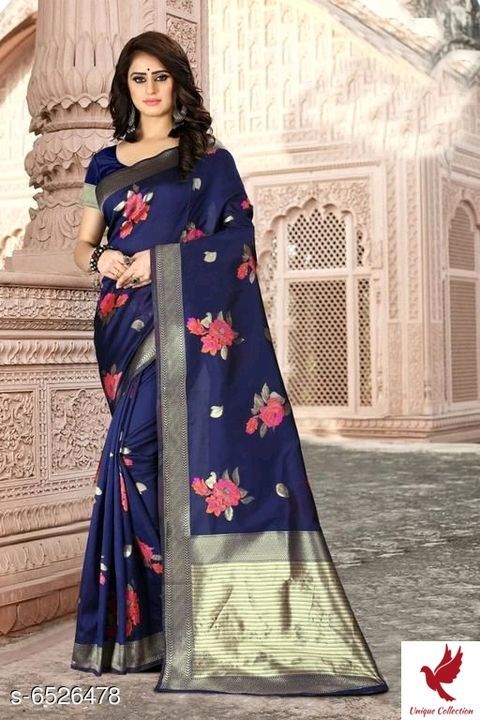 Designer saree uploaded by Unique collection on 5/13/2021