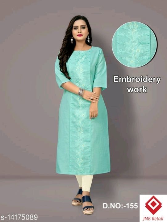 Women's Embroidered kurti (COD) uploaded by business on 5/14/2021