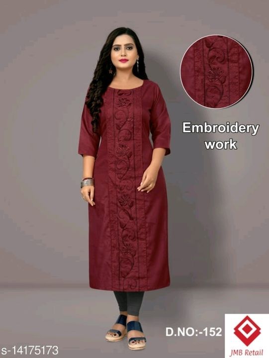 Women's Embroidered kurti (COD) uploaded by JMB Retail on 5/14/2021