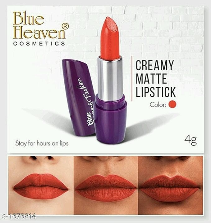 Blue heaven  matte lipstick  uploaded by business on 8/3/2020