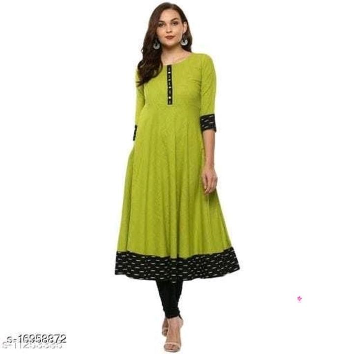 Women's stylish Cotton Kurtis uploaded by business on 5/14/2021