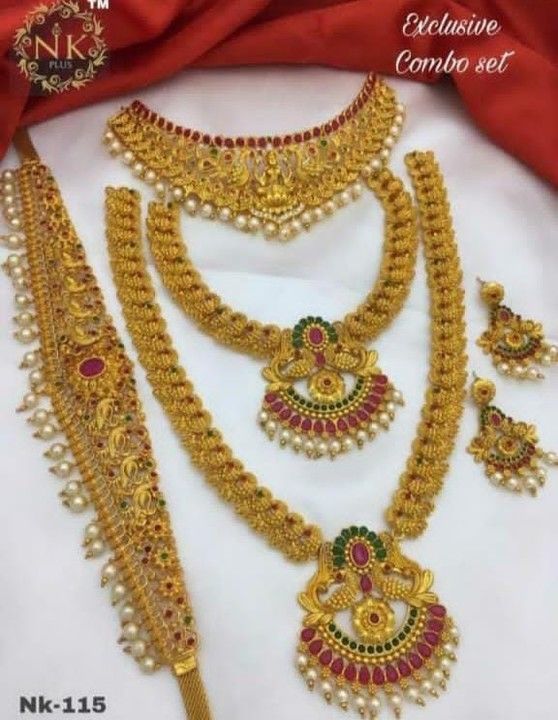Post image premium Quality jewellery set online payment only cash on delivery Available shipping charges