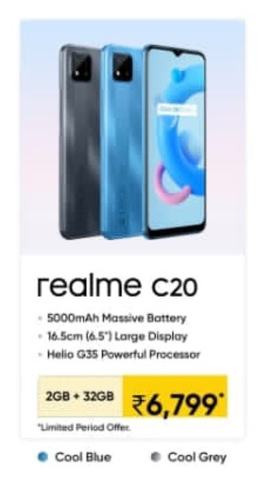 Realme c20 uploaded by Aditya mobile shopee on 5/14/2021