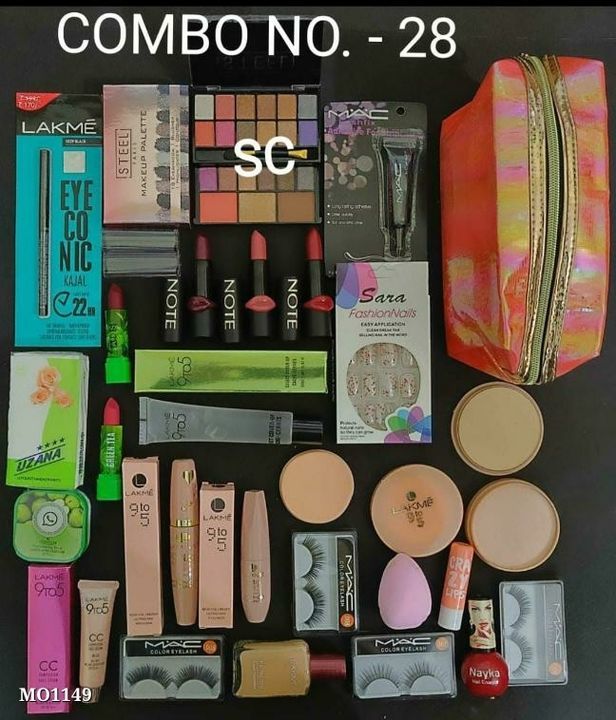 Post image I want 5 Pieces of Mujhe wholesaler chahie make up and cosmetics dene wale wholesale rate me. Me reseller hu.
Below is the sample image of what I want.