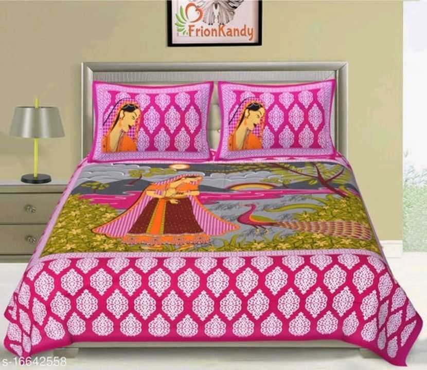 Catalog Name:*Gorgeous Classy Bedsheets*
Fabric: Cotton
No. Of Pillow Covers: 2
Thread Count: 180
Mu uploaded by ALLIBABA MART on 5/15/2021