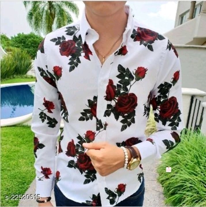 Fancy modern men shirts uploaded by GAGANASRI ENTERPRISES on 5/15/2021