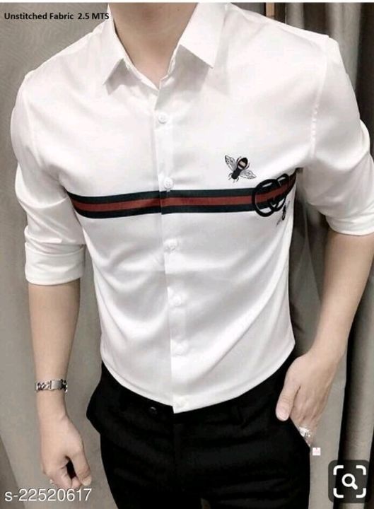 Fancy modern men shirts uploaded by GAGANASRI ENTERPRISES on 5/15/2021