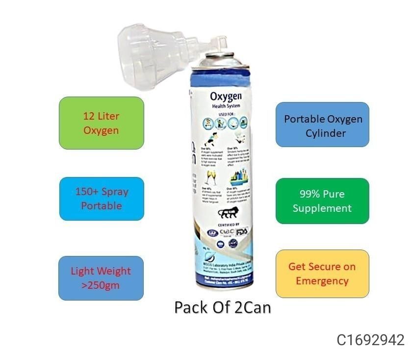 All life portable oxygen can 12 litre + 12 litre uploaded by business on 5/15/2021