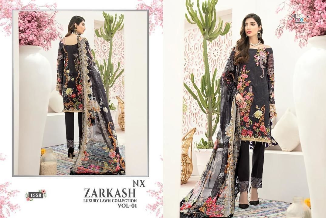*ZARKASH LUXURY LAWN COLLECTION VOL-01*

 uploaded by Mera_mir_clothing on 5/15/2021