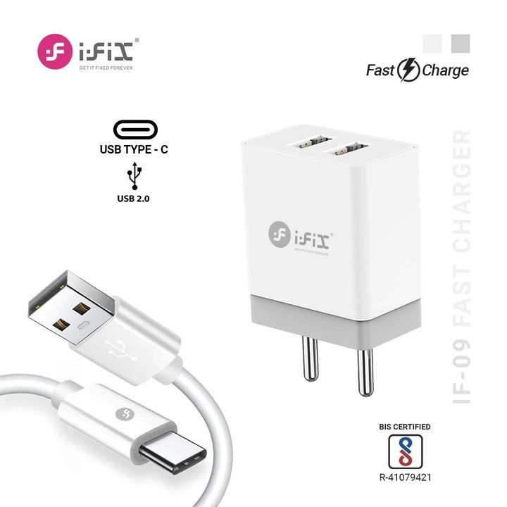 iFix if09 2.4A fast charger uploaded by business on 5/15/2021