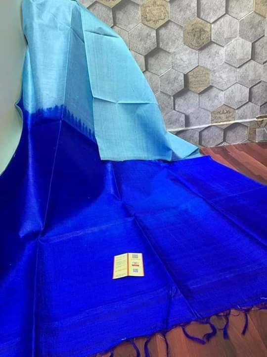 Tusser Dupian raw silk saree uploaded by Royal Silk BGP on 5/15/2021