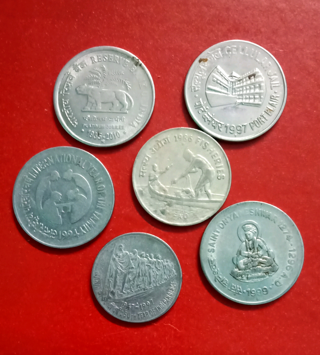 50 paise  commerovative coin set  uploaded by business on 5/15/2021