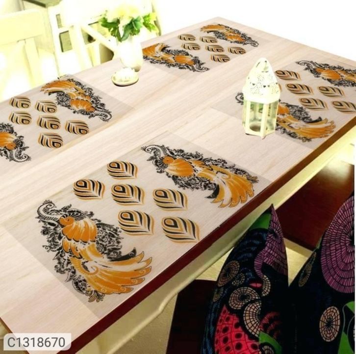 *Catalog Name:* Table Mat - PVC Kitchen Table Placemats (Set of 4)

*Details:*
Description: It has 4 uploaded by ALLIBABA MART on 5/15/2021