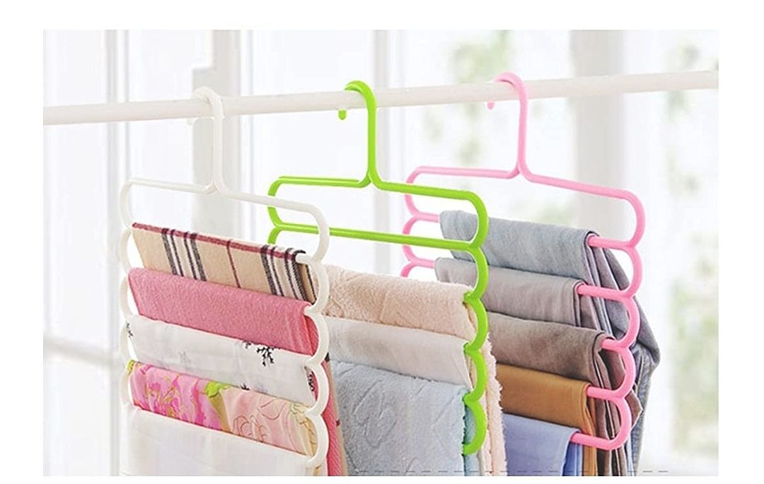 MosQuick Strong 180 Grams Weight Multipurpose Hanger for Shirts, Ties, Pants Space Saving Hanger, Cu uploaded by business on 8/4/2020
