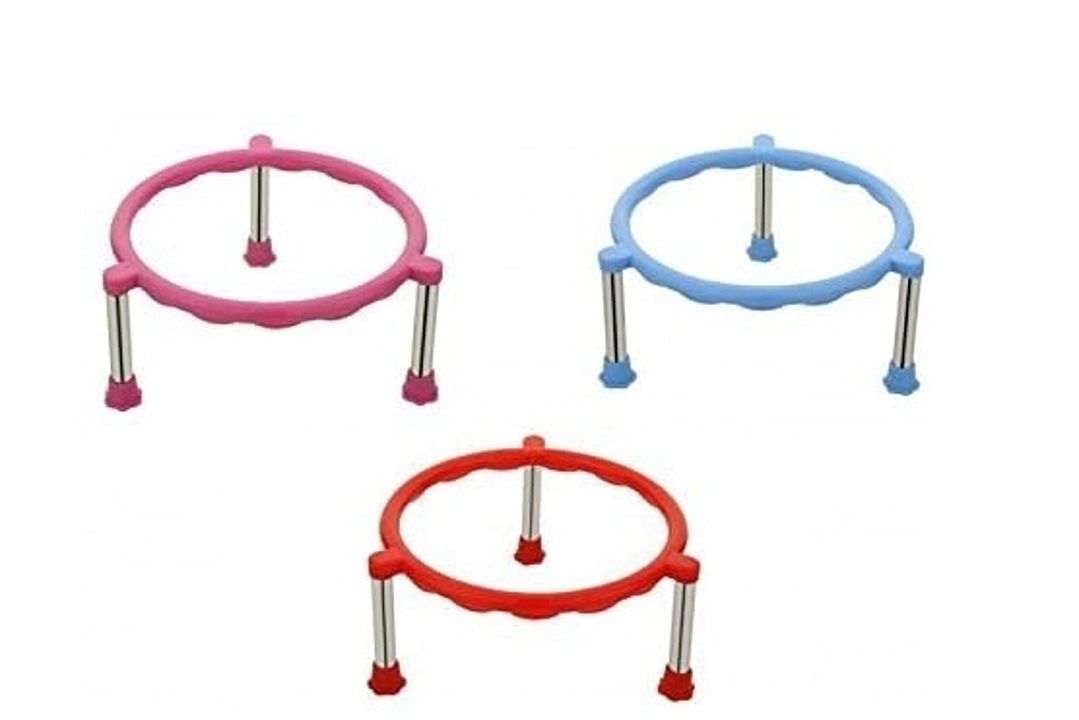 Sawan Shopping Mart Stainless Steel Plastic Plant Pot Stand (Red, Blue and Pink, 15 cm

 uploaded by AVENUE WHOLESALE  on 8/4/2020