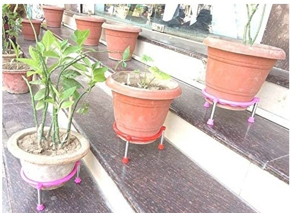 Sawan Shopping Mart Stainless Steel Plastic Plant Pot Stand (Red, Blue and Pink, 15 cm

 uploaded by AVENUE WHOLESALE  on 8/4/2020