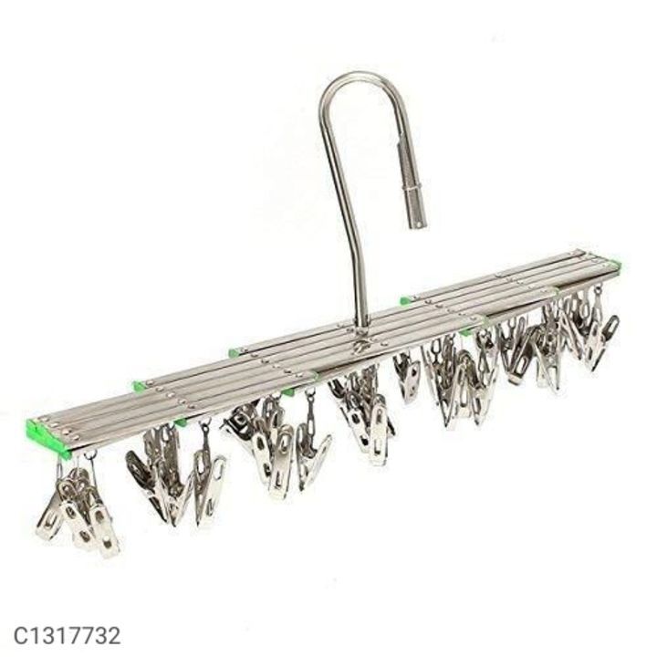 *Catalog Name:* Cloth Clips- 20 clips Stainless Steel Foldable Clothes Dryer Laundry Hanger

*Detail uploaded by ALLIBABA MART on 5/15/2021