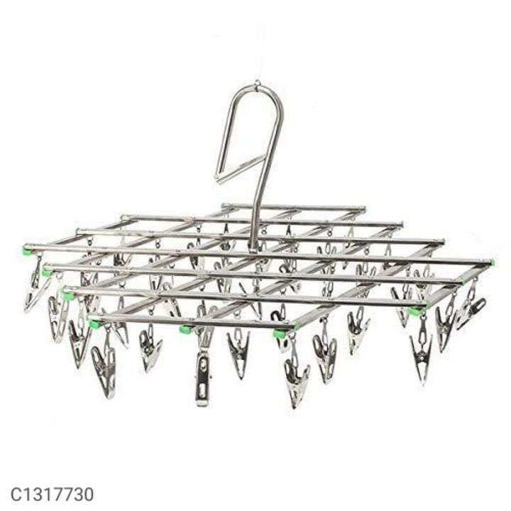 *Catalog Name:* Cloth Clips- 20 clips Stainless Steel Foldable Clothes Dryer Laundry Hanger

*Detail uploaded by ALLIBABA MART on 5/15/2021