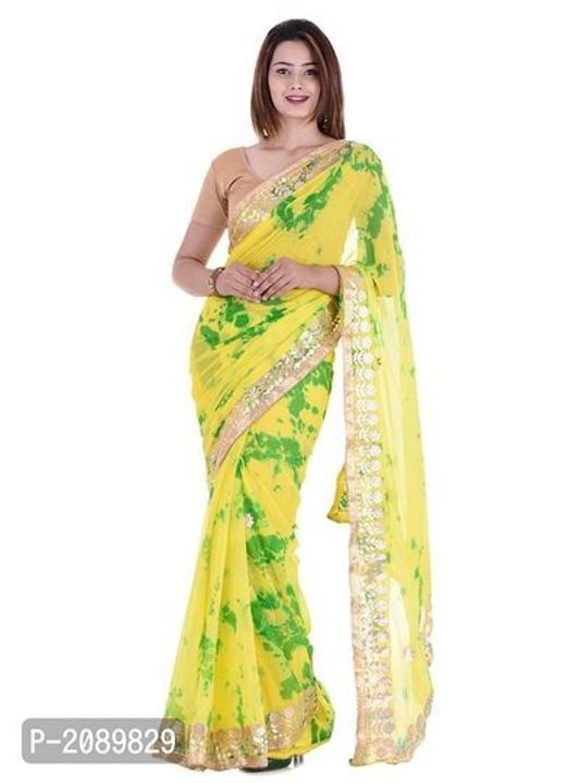 Gorgeous Tie and Dye Gota Patti Sarees

Fabric: Variable
Type: Saree with Blouse piece
Style: Self P uploaded by Rahul KR clothes on 5/15/2021