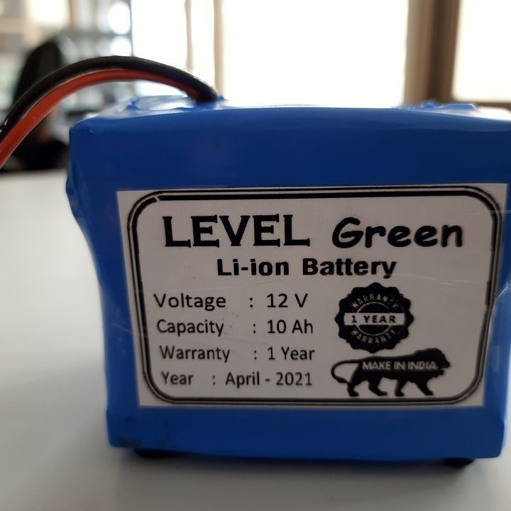 11.1V 10Ah Lithium Battery  uploaded by LEVEL Green Battery  on 5/15/2021