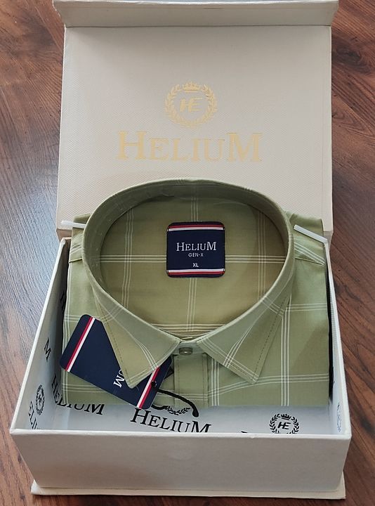 Helium brand cotton check shirt  uploaded by Bigkarts  on 8/4/2020