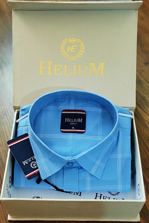 Helium brand cotton check shirt  uploaded by Bigkarts  on 8/4/2020