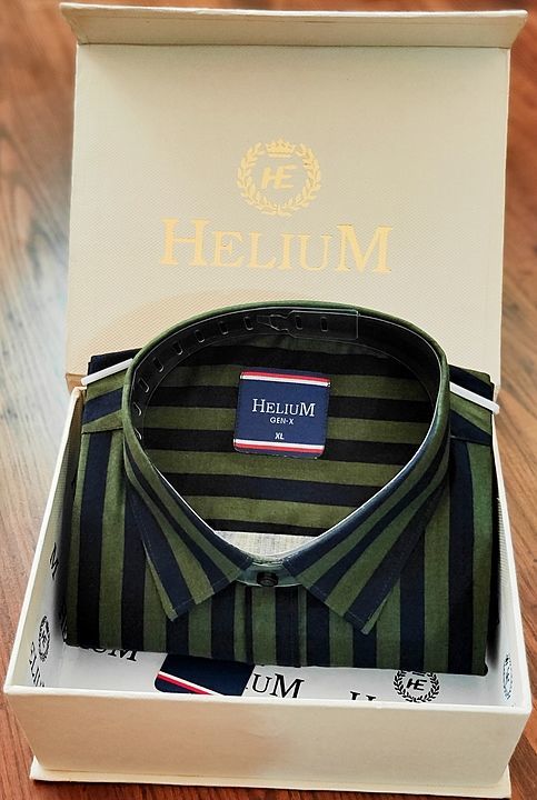 Helium stripe cotton shirts  uploaded by Bigkarts  on 8/4/2020