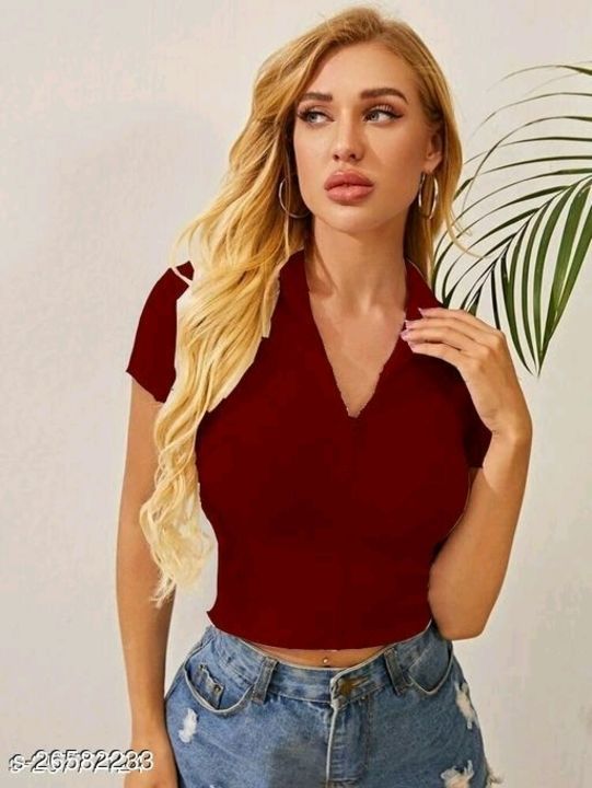 Women crop top uploaded by Youtiquee fashion on 5/15/2021