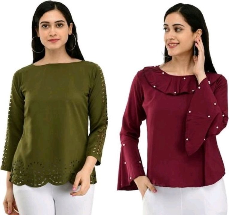 Designer Women Tops & Tunics ( 2 pies combo) uploaded by New fashion startup  on 5/16/2021