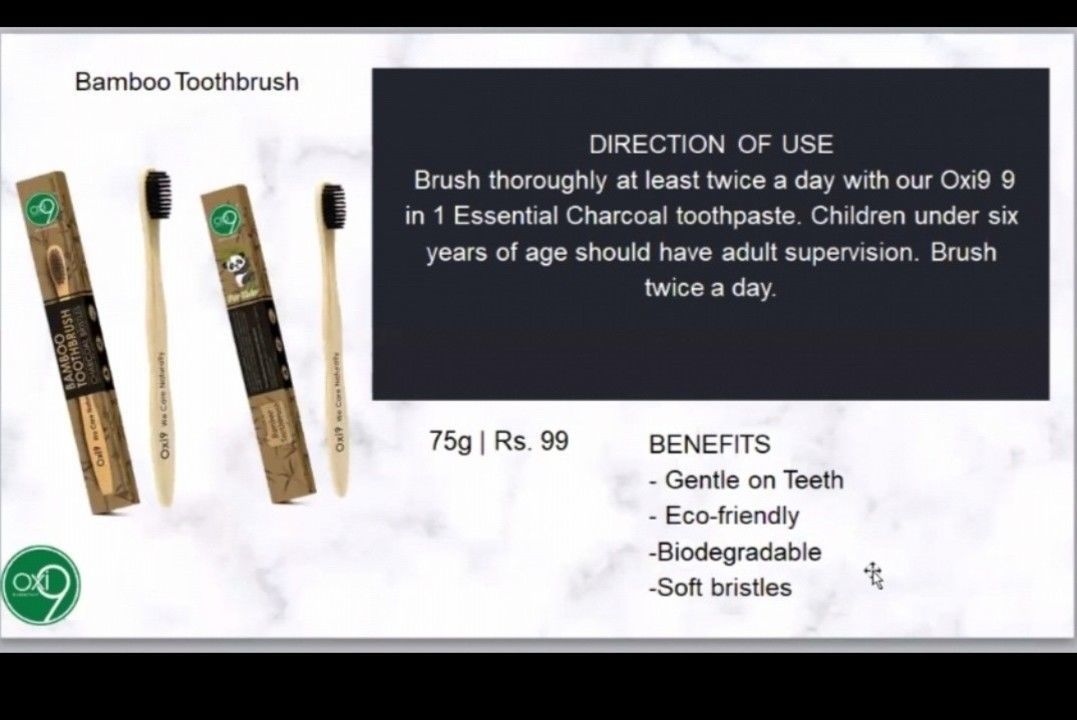 Bamboo toothbrush       kids and adults both available   uploaded by MI life My style on 5/16/2021