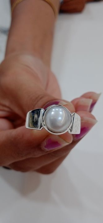 Pearl ring uploaded by Kundali Gems  on 5/16/2021