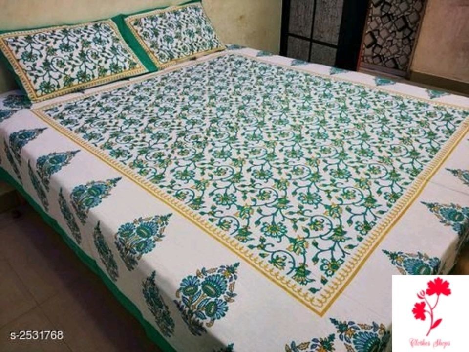 Trendy Comfortable Cotton Double Printed Bedsheets Vol 2

Fabric: Bedsheet - Cotton, Pillow Covers  uploaded by business on 5/16/2021