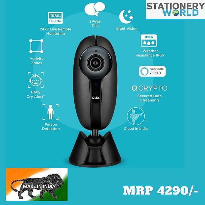QUBO home security camera  uploaded by business on 8/4/2020