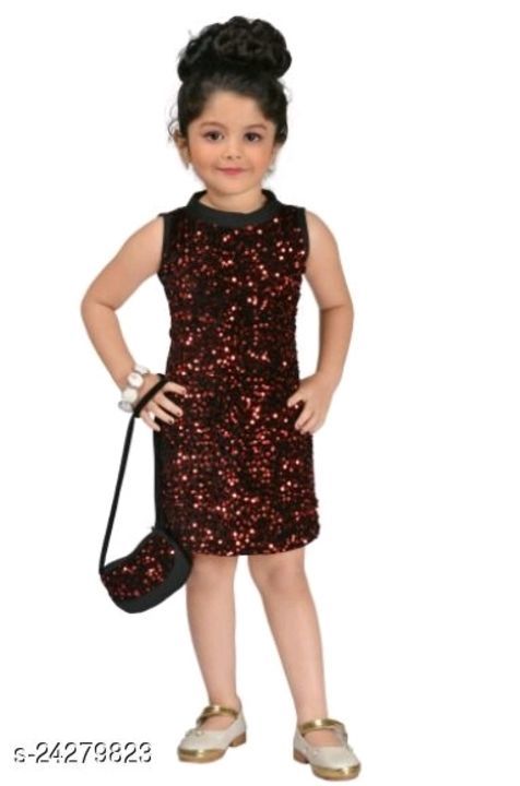 Kid's girl dress with handbag uploaded by Shri collection on 5/16/2021