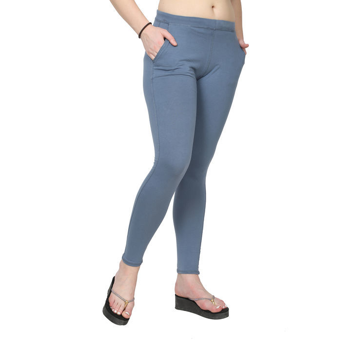 Premium Cotton Strachable Pocket Leggings uploaded by Pink Grapes Studio on 5/16/2021