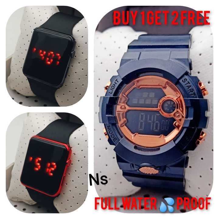 Post image All Kids Watch 
3 Pice Combo 
Best Quality 
full Water 💦 Proof 
Price Only 600/- Booking fast