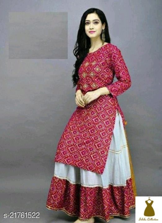 Product image of Kurty with skirts , price: Rs. 590, ID: kurty-with-skirts-0d68218b