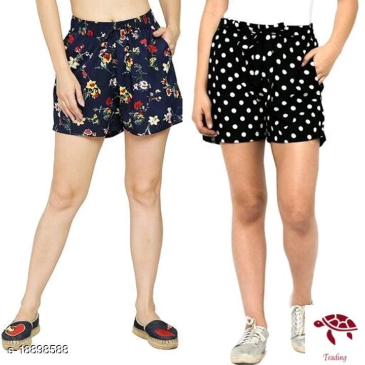 Post image Stylish Latest Women's Shorts

Fabric: Crepe
Pattern: Printed
Multipack: 2
Sizes: 
S - 28 (Waist Size: 28 in, Length Size: 18 in) 
M - 30 (Waist Size: 30 in, Length Size: 18 in) 
L - 32 (Waist Size: 32 in, Length Size: 18 in) 
XL - 34 (Waist Size: 34 in, Length Size: 18 in) 
XXL - 36 (Waist Size: 36 in, Length Size: 18 in) 
XXXL - 38 (Waist Size: 38 in, Length Size: 18 in) 
4XL - 40 (Waist Size: 40 in, Length Size: 18 in) 
5 XL - 42 (Waist Size: 42 in, Length Size: 18 in) 
Country of Origin: India

Price - 360 me home deliver