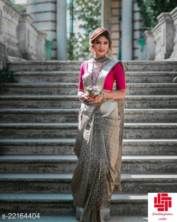 Women's jaqurd saree uploaded by business on 5/17/2021