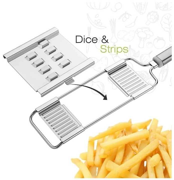 6 in1 Stainless Steel Grater and Slicer/Vegetable Cutter/French Fries Cutter/Potato Chips Cutter  uploaded by business on 5/17/2021