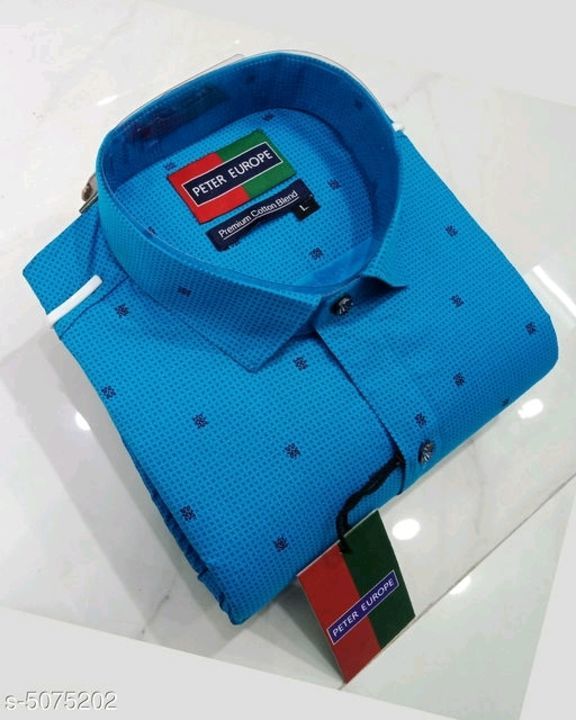 Trendy Elegant Men Shirts  Fabric: Cotton uploaded by Saanchi Fashion Boutique  on 5/17/2021