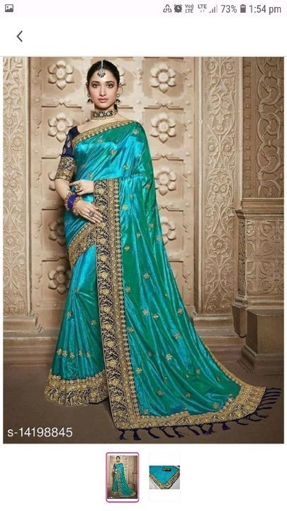 Post image New fancy women's saree 
Cod available