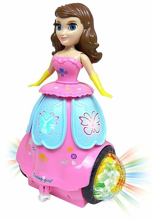 Zest 4 Toyz 360 Degree Rotating Dancing Princess with Music and 3D Flashing Lights-Pink
 uploaded by My Shop Prime on 8/4/2020