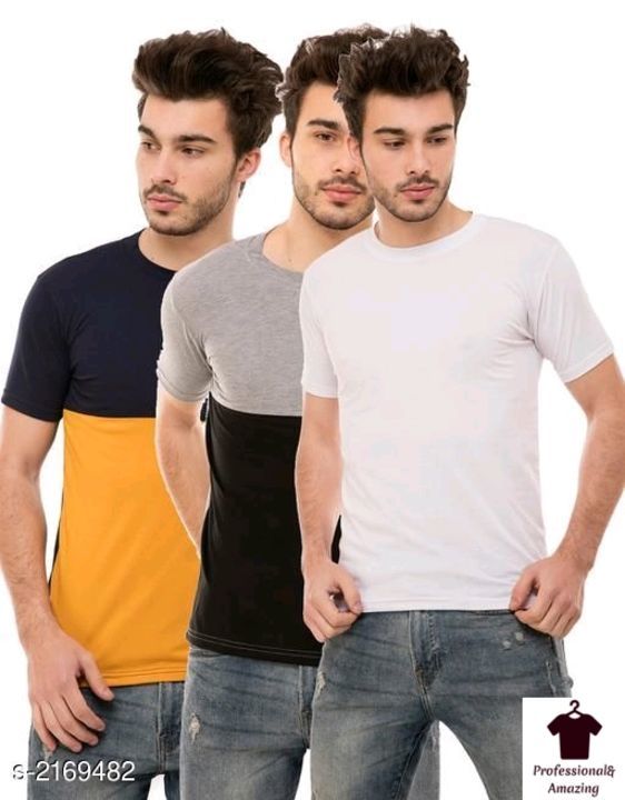 Men's trendy T-shirts pack of 3 uploaded by RS-clothing&accessories on 5/17/2021