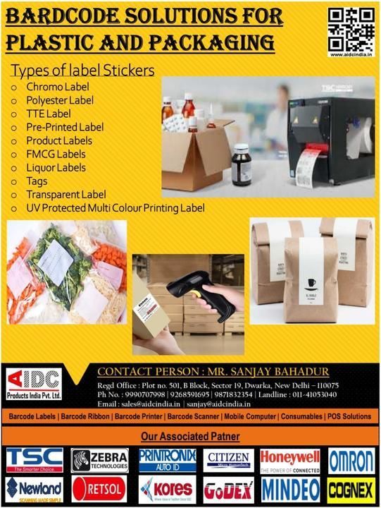 Post image Barcode Solutions for Plastic &amp; Packaging Industry