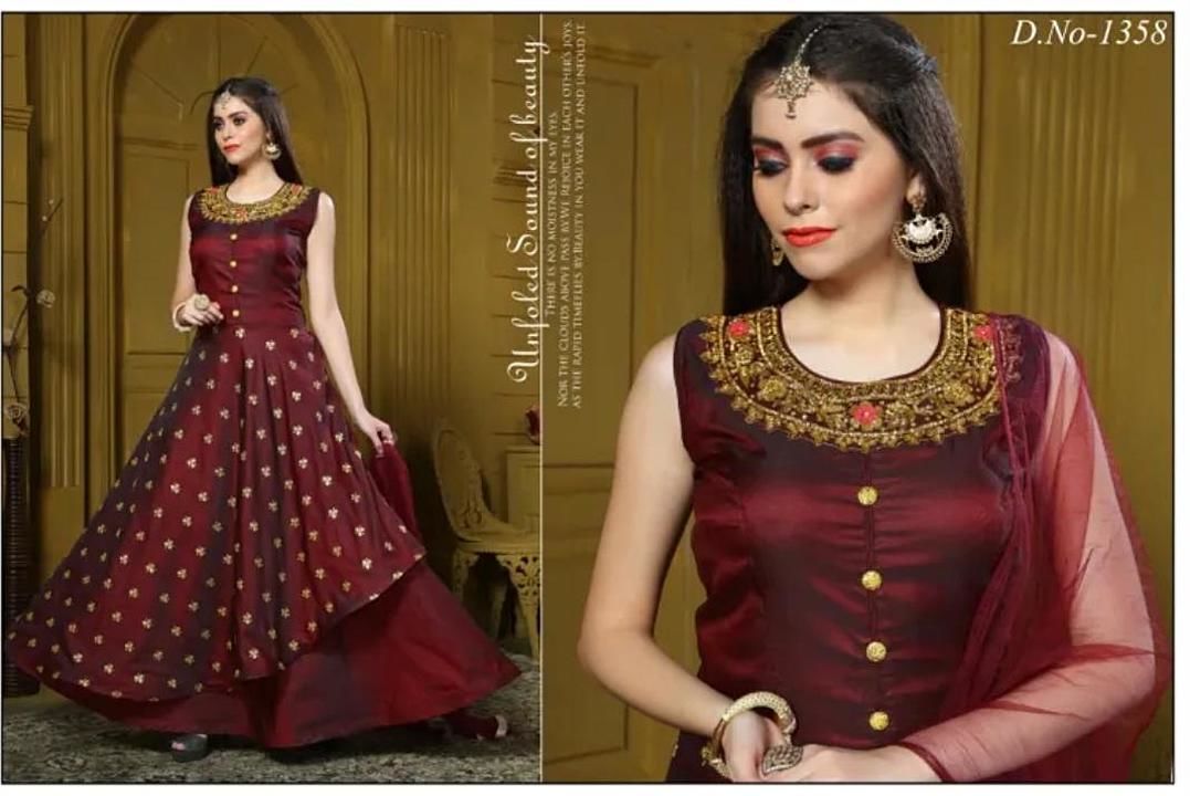 Manthsha latest collection long gown uploaded by Manthsha creation on 8/4/2020