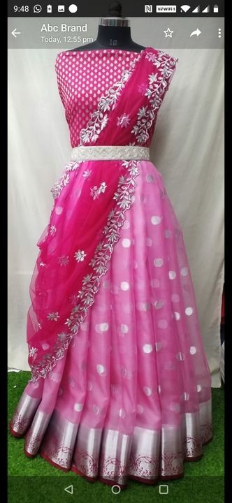 Post image I want 1 Pieces of Hii want this type lehengas manfacturer.
Below is the sample image of what I want.