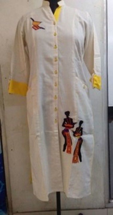 Pure cotton embroidery kurti uploaded by PAVN'S on 5/17/2021